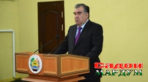 Суханронии Сарвари давлат Эмомалӣ Раҳмон дар маросими ифтитоҳи бинои нави таълимии муассисаи таҳсилоти миёнаи умумии рақами 99 дар ноҳияи Синои шаҳри Душанбе 19 марти соли 2019