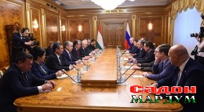 Суҳбати Президенти Ҷумҳурии Тоҷикистон бо Раиси Думаи давлатии Федератсияи Россия