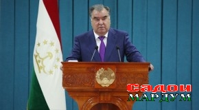 Суханронии Пешвои миллат муҳтарам Эмомалӣ Раҳмон дар мулоқот бо роҳбарону фаъолон ва сокинони вилояти Хатлон