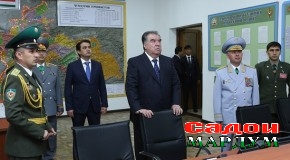 Иштироки Пешвои миллат дар тантанаҳои идона бахшида ба 25-умин солгарди таъсисёбии Қӯшунҳои сарҳадӣ