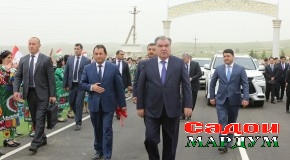 Сафари кории Пешвои миллат ба ноҳияи Данғара