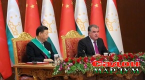 Изҳороти матбуотии Асосгузори сулҳу ваҳдати миллӣ — Пешвои миллат, Президенти Ҷумҳурии Тоҷикистон муҳтарам Эмомалӣ Раҳмон аз рӯйи натиҷаҳои сафари давлатии Раиси Ҷумҳурии Мардумии Чин Си Ҷинпин ба Ҷумҳурии Тоҷикистон