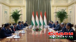 Мулоқоти Эмомалӣ Раҳмон бо Шиксин Чен