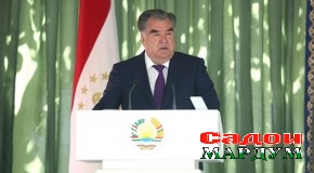Суханронии Пешвои миллат муҳтарам Эмомалӣ Раҳмон дар мулоқот бо роҳбарону фаъолон ва сокинони ноҳияи Тоҷикобод