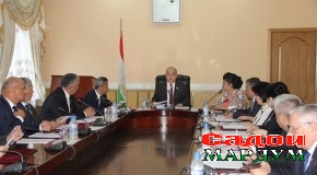 Дар Шӯрои Маҷлиси намояндагони Маҷлиси Олии Ҷумҳурии Тоҷикистон