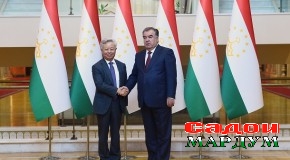 Мулоқоти Эмомалӣ Раҳмон бо Ҷин Личун