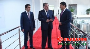 Ифтитоҳи иншооти нав дар шаҳри Душанбе