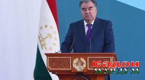 Суханронии Сарвари давлат муҳтарам Эмомалӣ Раҳмон дар маросими ифтитоҳи литсейи №3 барои хонандагони болаёқат дар шаҳри Душанбе