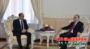 Мулоқоти Шукурҷон Зуҳуров бо Аскар Тажибаев