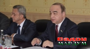 Мулоқот бо раисони кумита ва комиссияҳои мудофиа ва амнияти парлумонҳои давлатҳои аъзои СААД