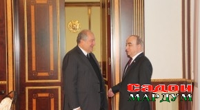 Дидору мулоқоти Шукурҷон Зуҳуров дар Ҷумҳурии Арманистон