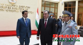 Ифтитоҳи иншооти нав дар шаҳри Душанбе