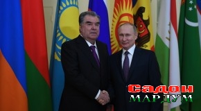 Мулоқоти Эмомалӣ Раҳмон бо Владимир Путин