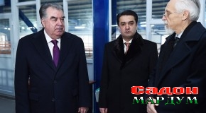 Ифтитоҳи иншооти нав дар шаҳри Душанбе
