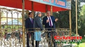 Боздиди Пешвои миллат аз боғҳои фарҳангию фароғатии шаҳри Душанбе