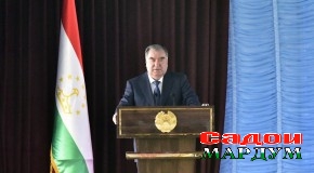 Суханронии Пешвои миллат Эмомалӣ Раҳмон дар мулоқот бо роҳбарон ва фаъолони ноҳияҳои водии Вахш, аз ҷумла ноҳияи Ҷайҳун