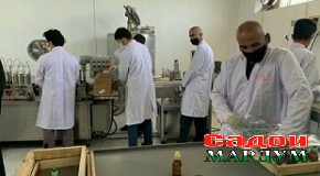 Ифтитоҳи корхонаи истеҳсоли маводи антисептикӣ