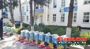 Кумаки гурӯҳи «Кӯлоби ман» ба беморхонаҳои Кӯлоб