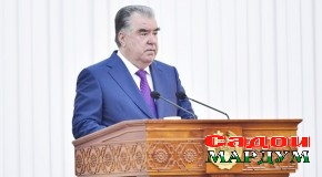 Суханронии Пешвои миллат муҳтарам Эмомалӣ Раҳмон дар Рӯзи дониш