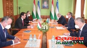 Мулоқоти Рустами Эмомалӣ бо ҳайати Олий Маҷлиси Ҷумҳурии Ӯзбекистон
