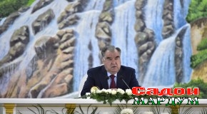 Суханронии Пешвои миллат муҳтарам Эмомалӣ Раҳмон зимни мулоқот бо роҳбарону фаъолон ва сокинони ноҳияи Вахш