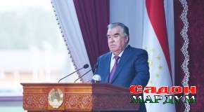 Суханронии Асосгузори сулҳу ваҳдати миллӣ — Пешвои миллат, Президенти Ҷумҳурии Тоҷикистон муҳтарам Эмомалӣ Раҳмон зимни мулоқот бо фаъолон ва сокинони ноҳияи Ховалинг