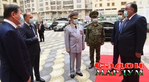 Ифтитоҳи иншооти нав дар шаҳри Душанбе