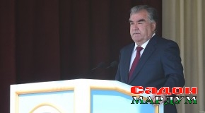 Суханронии Асосгузори сулҳу ваҳдати миллӣ — Пешвои миллат, Президенти Ҷумҳурии Тоҷикистон муҳтарам ­Эмомалӣ Раҳмон дар мулоқот бо роҳбарону фаъолон ва сокинони шаҳри Ваҳдат,  8 октябри соли 2020