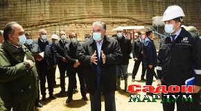 Сафари кории Пешвои миллат ба шаҳри Роғун