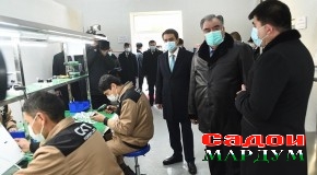 Ифтитоҳи корхонаҳои саноатӣ дар шаҳри Душанбе