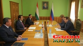 Мулоқоти Рустами Эмомалӣ бо Сергей Лякин-Фролов