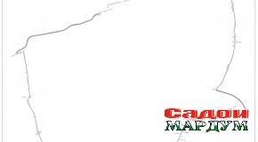 Тасвири сарҳади заминҳои ноҳияи Синои шаҳри Душанбе