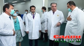 Ифтитоҳи иншооти нав дар шаҳри Душанбе