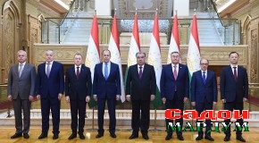 Мулоқоти Эмомалӣ Раҳмон  бо вазирони корҳои хориҷии кишварҳои аъзои СААД