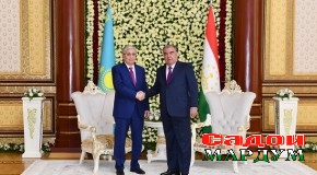 Қосим — Жомарт Токаев бо сафари расмӣ ба Тоҷикистон ташриф овард