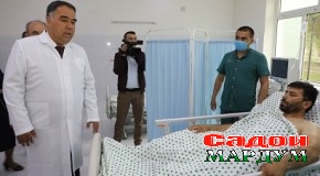 Дастгирии захмиён ва оилаҳои мусибатзада