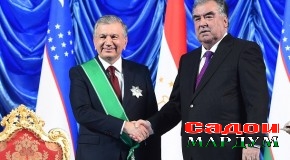 Изҳороти матбуотии Президенти Ҷумҳурии Тоҷикистон муҳтарам Эмомалӣ Раҳмон  оид ба натиҷаҳои музокироти Тоҷикистон ва Ӯзбекистон дар доираи сафари расмии Президенти Ҷумҳурии Ӯзбекистон Шавкат Мирзиёев