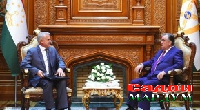 Мулоқоти Эмомалӣ Раҳмон бо Станислав Зас