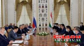 Мулоқоти Рустами Эмомалӣ бо Вячеслав Володин
