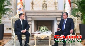 Мулоқоти сарвари давлат бо Игор Краснов