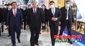 Ифтитоҳи иншооти нав дар шаҳри Душанбе