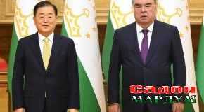 Мулоқотҳои Эмомалӣ Раҳмон бо Чон Ий Ён ва Рашид Мередов