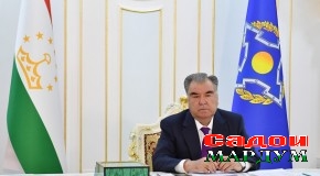 Иштироки Эмомалӣ Раҳмон дар ҷаласаи ғайринавбатии Шӯрои амнияти дастаҷамъии СААД