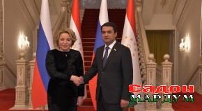 Мулоқоти Рустами Эмомалӣ бо Валентина Матвиенко