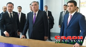 Ифтитоҳи иншооти нав дар шаҳри Душанбе