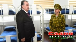 Боздиди Пешвои миллат аз отрядҳои сарҳадӣ дар ноҳияи Шамсиддини Шоҳин