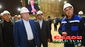 Сафари кории Пешвои миллат ба шаҳри Роғун