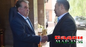 Мулоқот бо Президенти Ҷумҳурии Қирғизистон Садир Жапаров