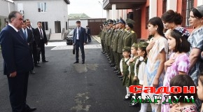 Президенти Ҷумҳурии Тоҷикистон муҳтарам Эмомалӣ Раҳмон бинои нави шуъбаи Раёсати КДАМ Ҷумҳурии Тоҷикистон дар шаҳри Истаравшанро мавриди истифода қарор доданд