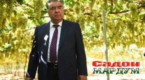 Боздиди Пешвои миллат муҳтарам Эмомалӣ Раҳмон аз ангурзори Хоҷагии деҳқонии “Дӯстӣ”-и ноҳияи Бобоҷон Ғафуров